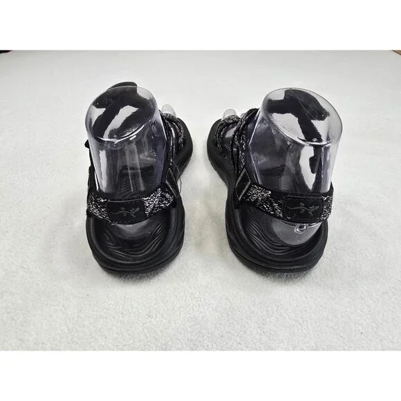 Chaco Z/Cloud Womens Sandals Size 6 Black Adjustable Straps Arch Support - Picture 7 of 8